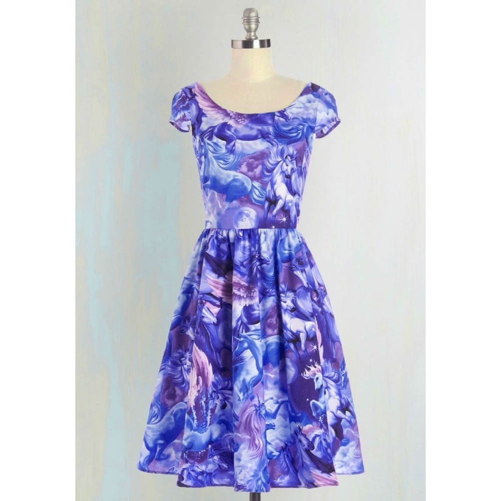 Modcloth Hooved on a  Feeling Dress Size Small
